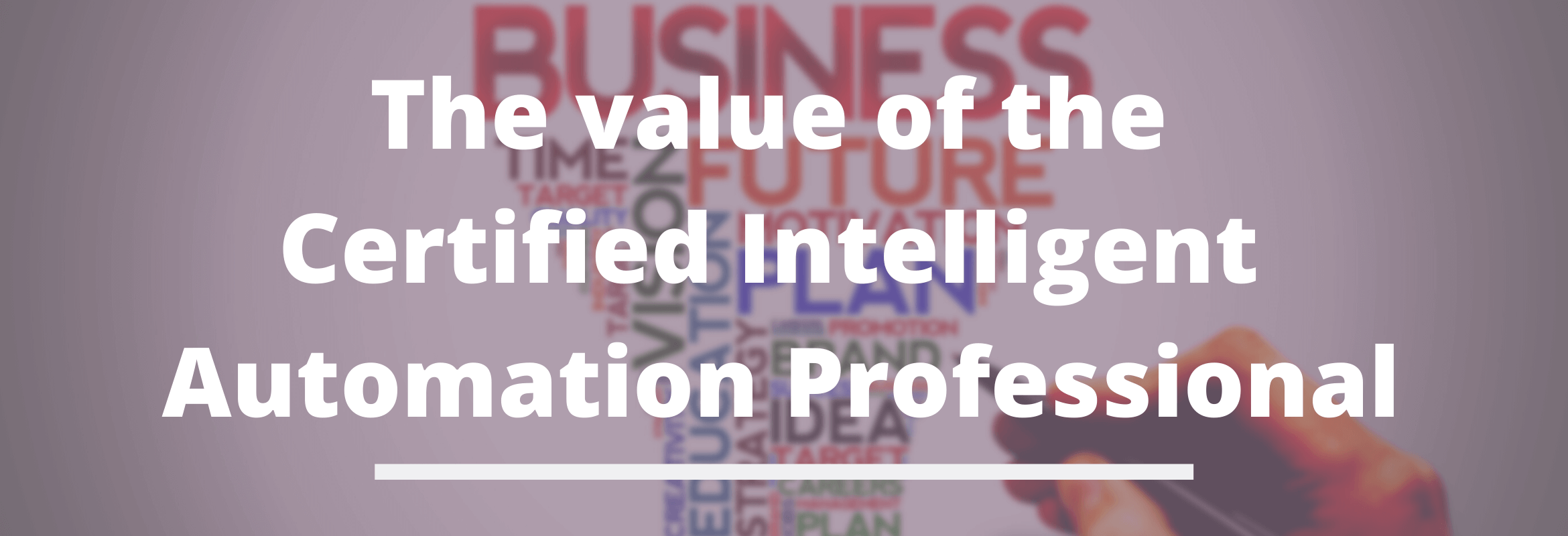 Image of Certified Intelligent Automation Professional 